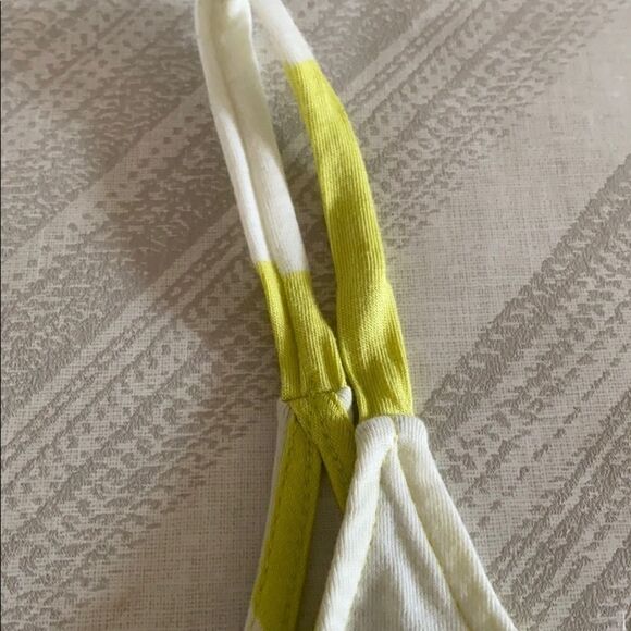 Splendid Yellow/Green and White Striped Tank Top - Picture 3 of 7